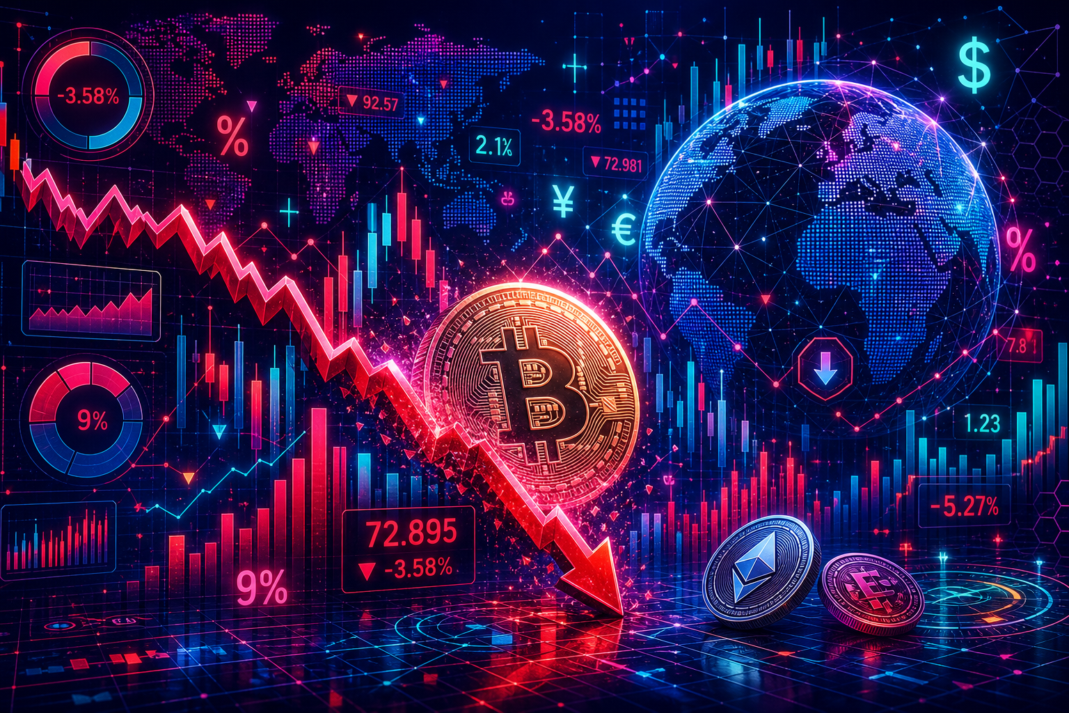 2 Reasons Bitcoin Price Crashed Below $73,000 Today