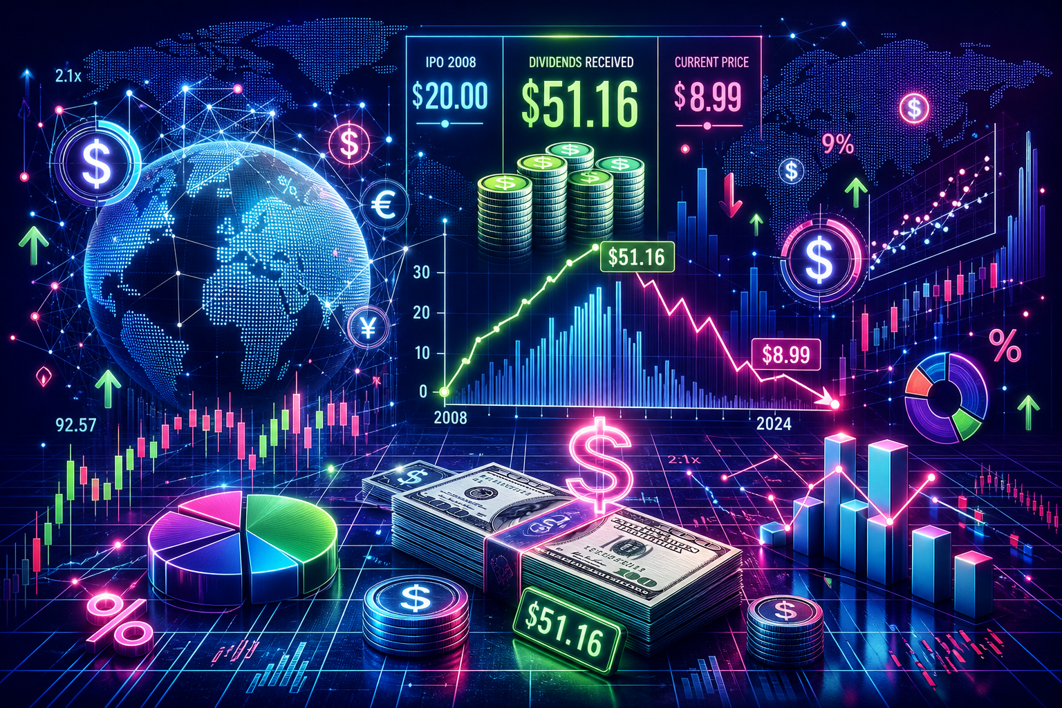 A $20 AGNC Share Bought at Its 2008 IPO Has Paid $51 in Dividends. The Stock Trades Near $9.