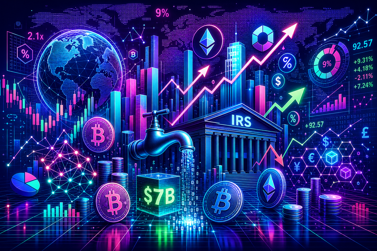 A $7 billion crypto ETF plumbing boom just ran into the IRS