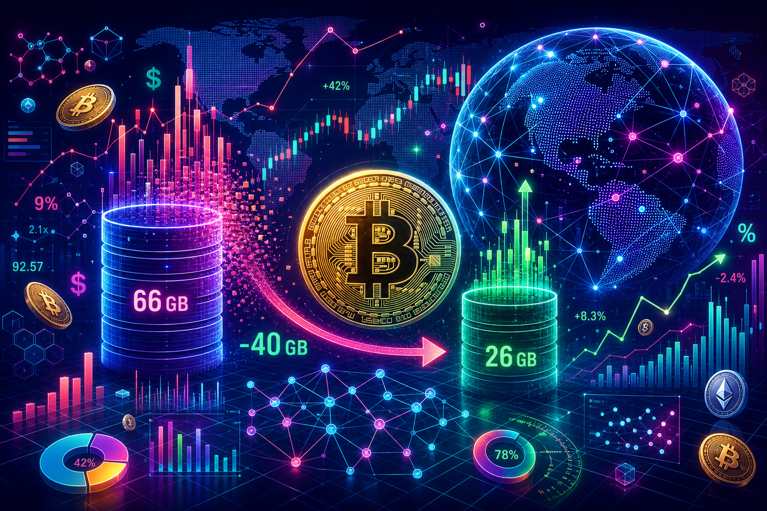 A hidden Bitcoin node database just shrank by 40 GB, but only if runners rebuild it