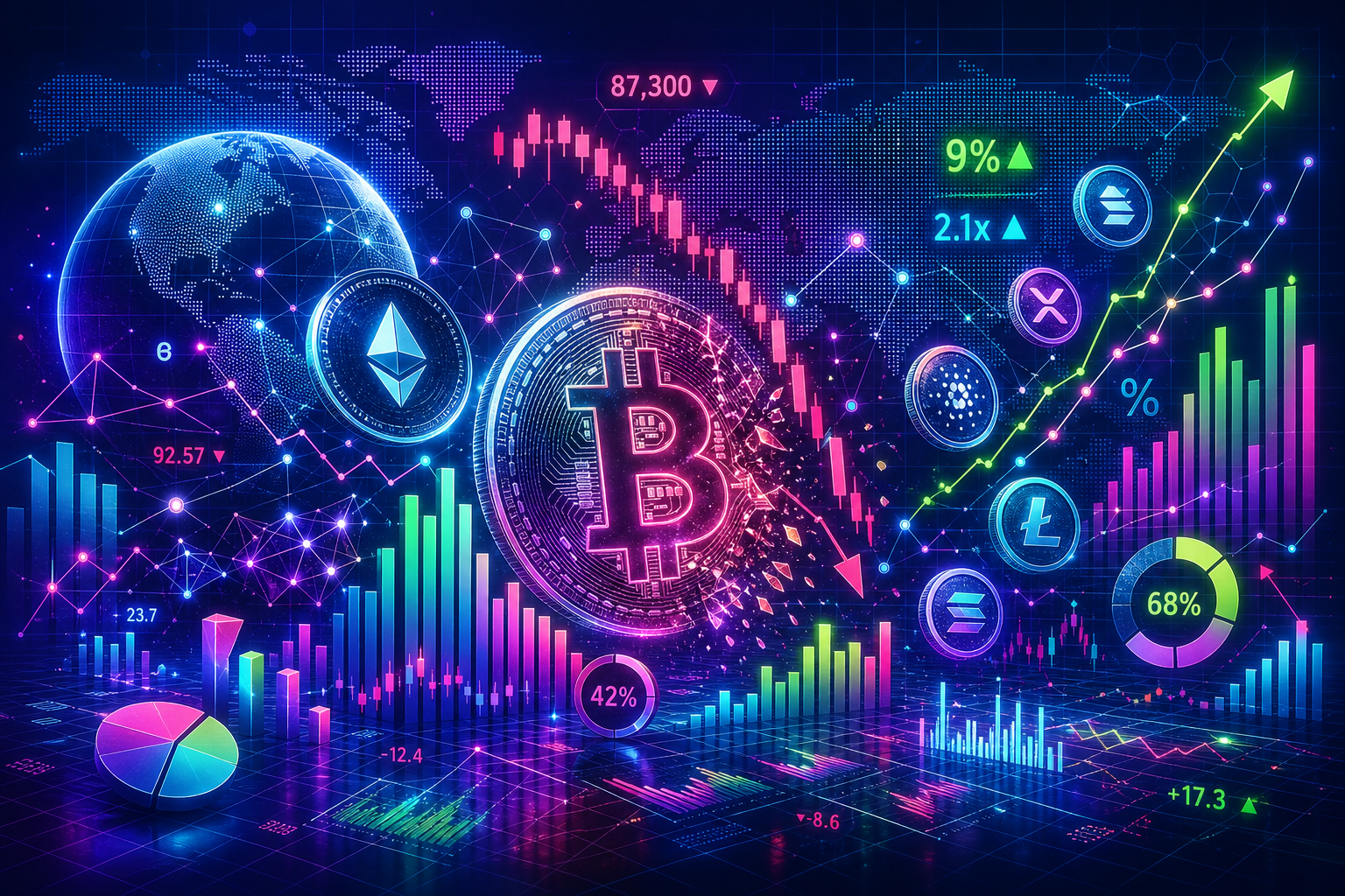 Altcoins Steal the Spotlight as Bitcoin Dominance Fades After $87K Rejection: Weekly Crypto Recap