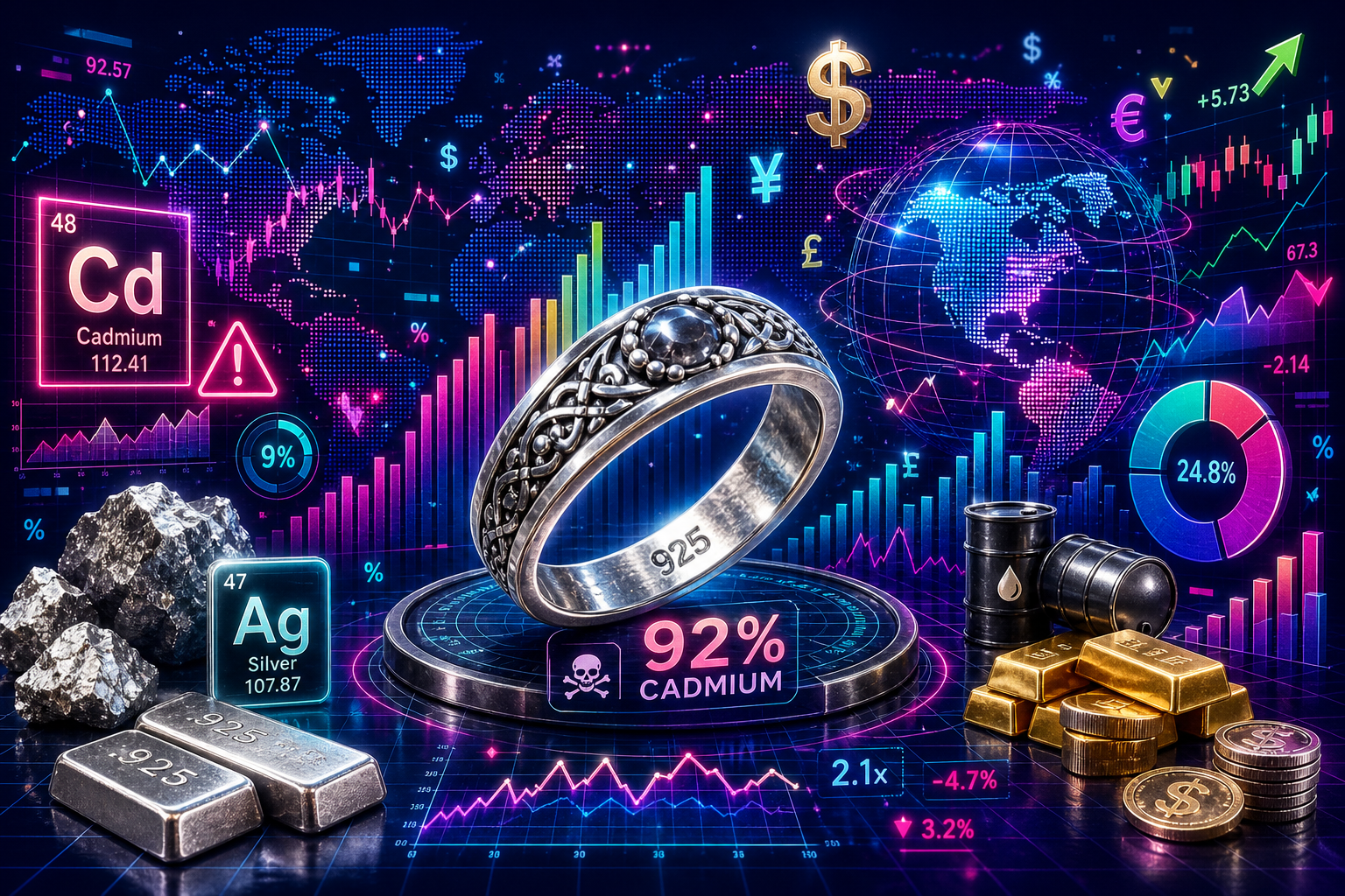 Amazon pulled a $4 ‘sterling silver’ ring that was 92% cancer-causing cadmium. A jewelry expert warns it’s back