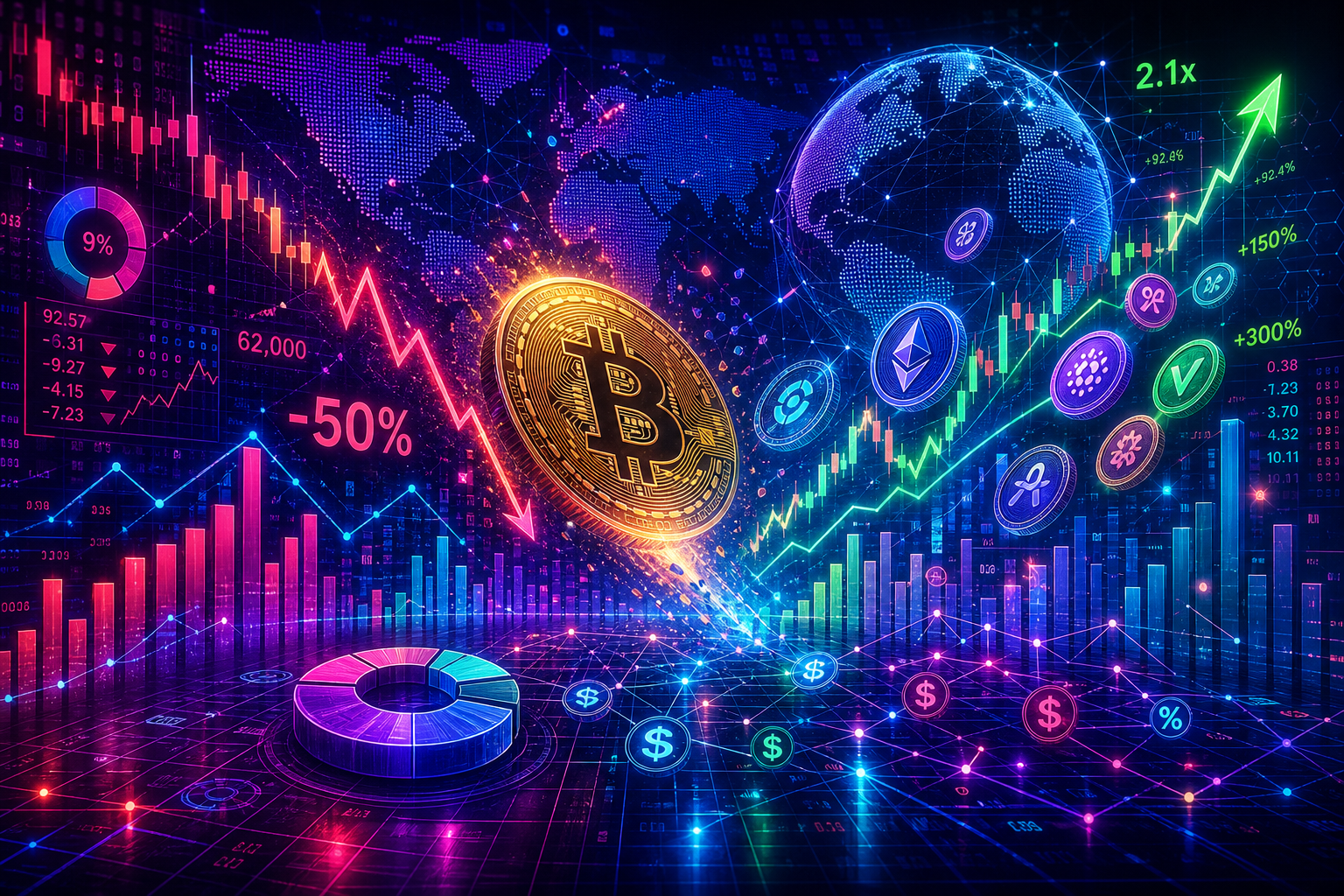 Analyst: BTC’s 50% Drop Could Be Setting Up a 2017-Style Altcoin Rally
