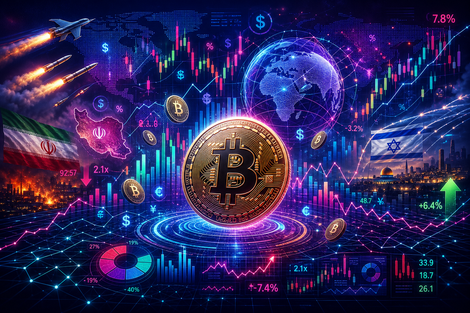 Bitcoin Price Reacts as Iran Strikes Israel and Trump Weighs In on a Peace Deal