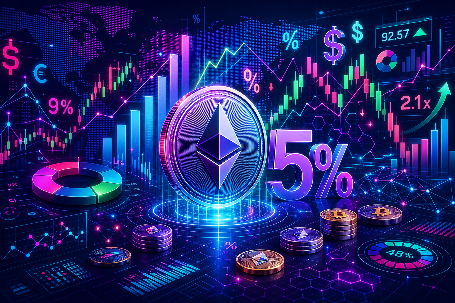 BitMine nears 5% Ethereum threshold, yet stock valuation rules dictate its next move