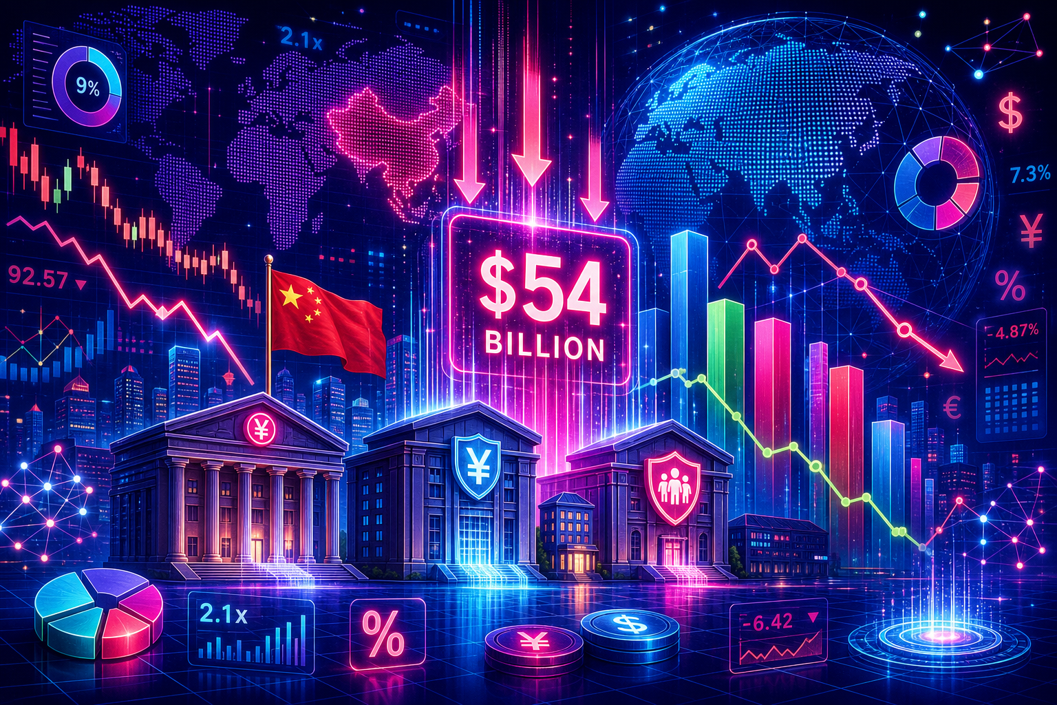 China just pumped $54 billion into banks and insurers — but their stocks still fell