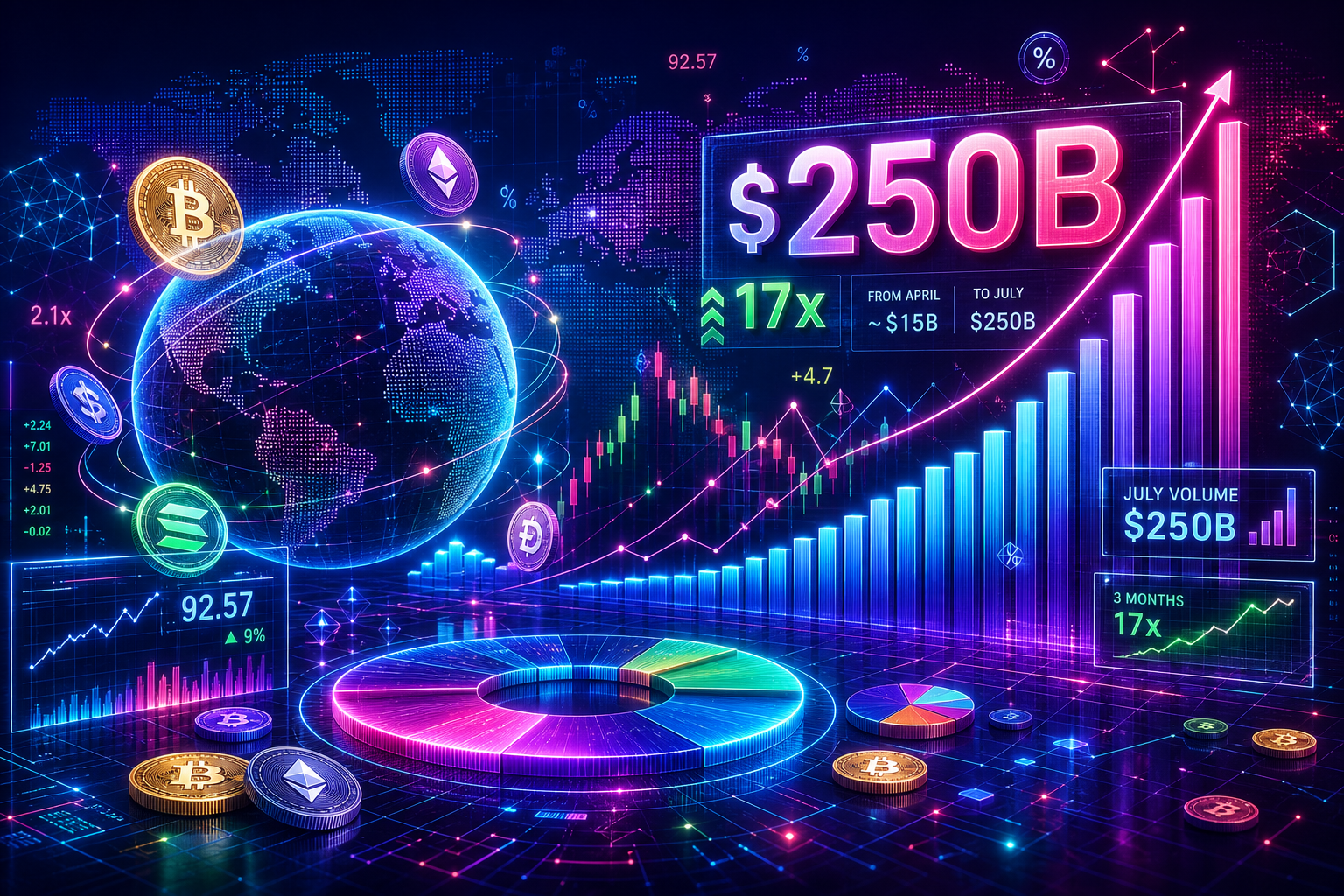 Crypto Equity Perpetual Volume Hits $250B in July, Up 17x in Three Months: CryptoQuant