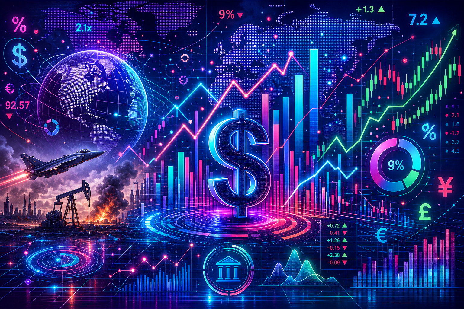 Dollar steadies as Middle East escalation counters soft US inflation