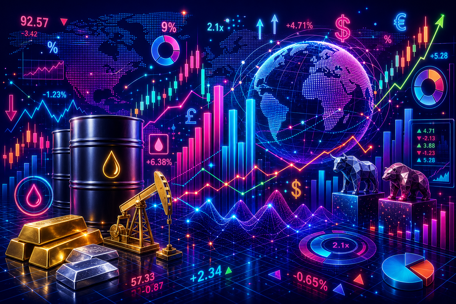 Dow Jones Futures Fall As Oil Prices Jump; Two Big AI Earnings Movers With Google, Tesla Earnings Due