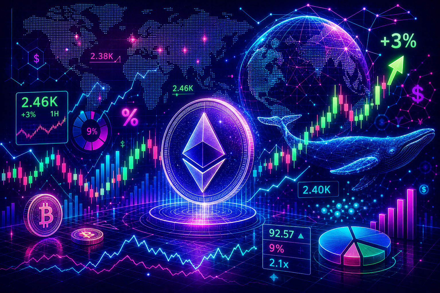 Ethereum Price Analysis: ETH Jumps 3% in an Hour – What Comes Next?
