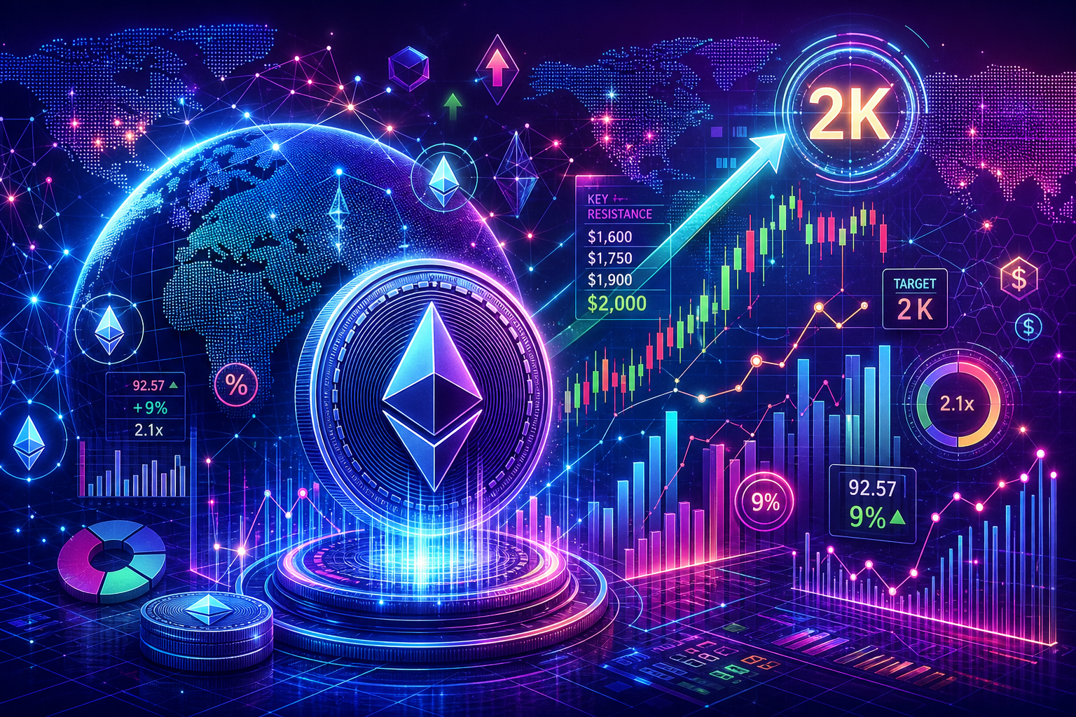 Ethereum's Journey to $2K: Key Resistance and Market Insights