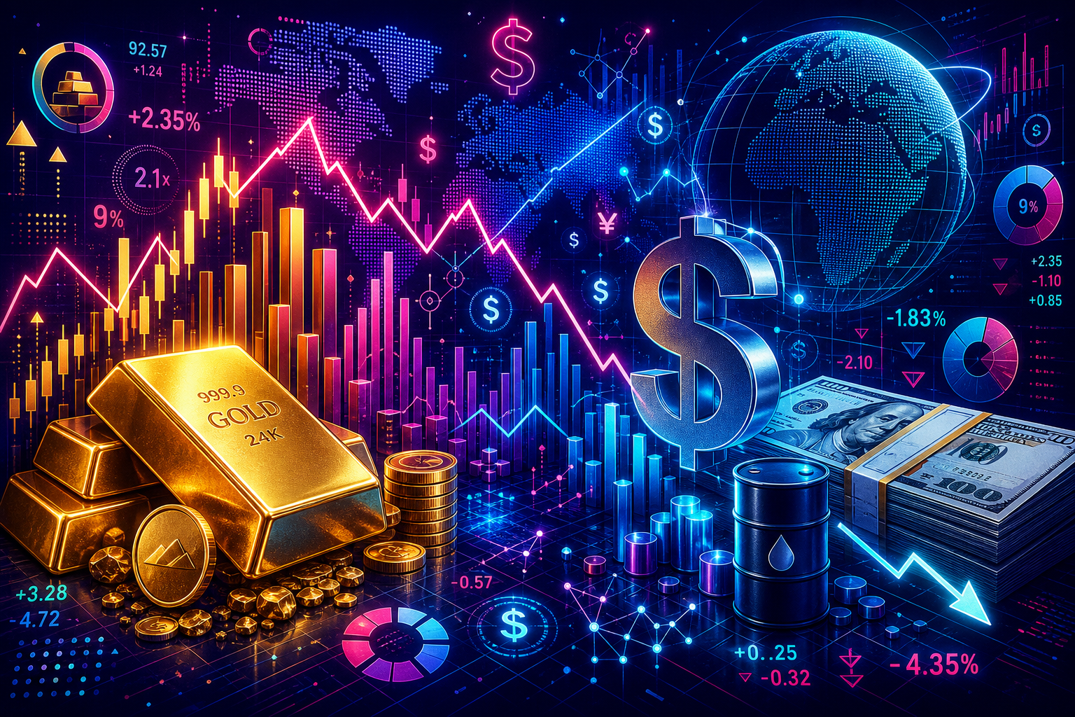 Gold and the U.S. dollar: Why they often move in opposite directions