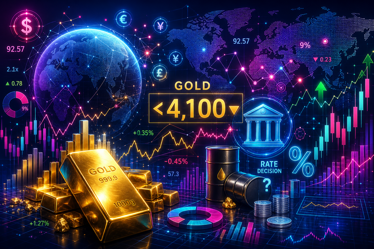 Gold prices today, Tuesday, July 28, 2026: Gold remains below $4,100 ahead of Fed meeting
