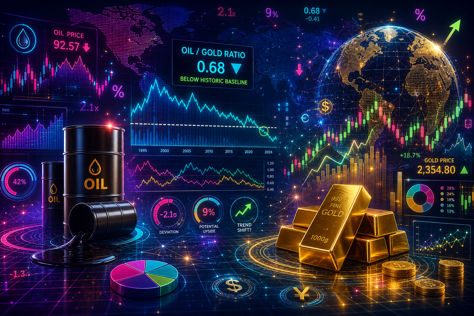 Hedging On And Investing In The Interdependence Of Oil And Gold (Technical Analysis)