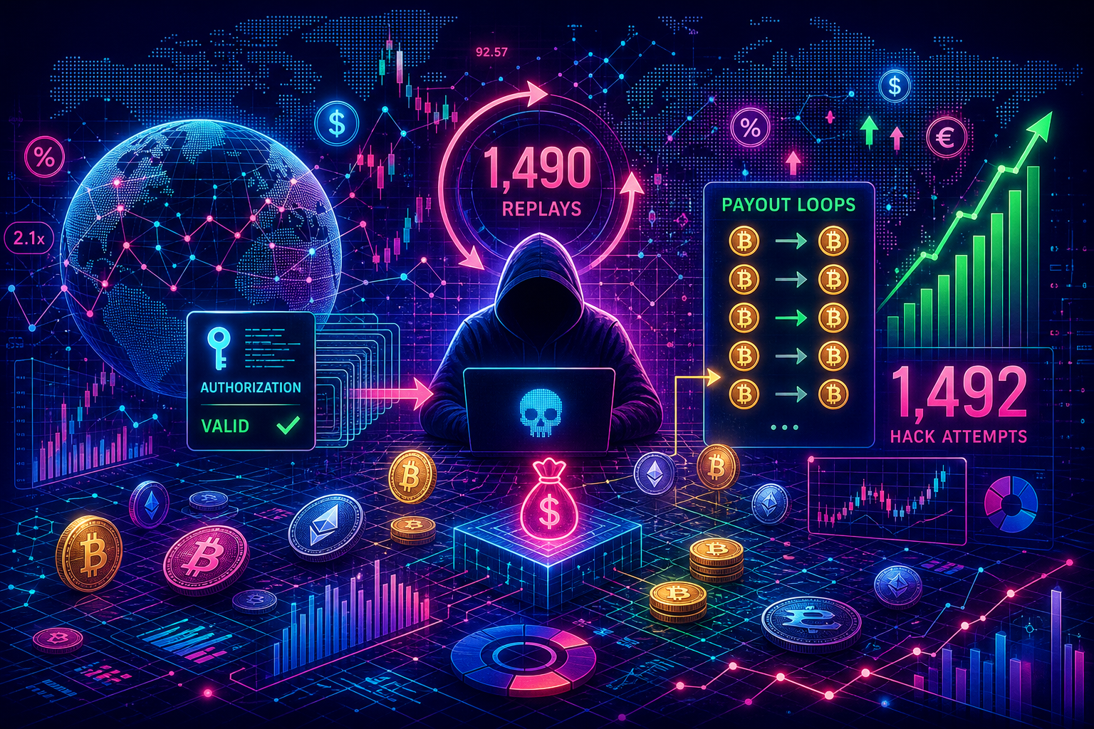 How a hacker reused the same authorization message 1,490 times to trigger massive crypto payout loops