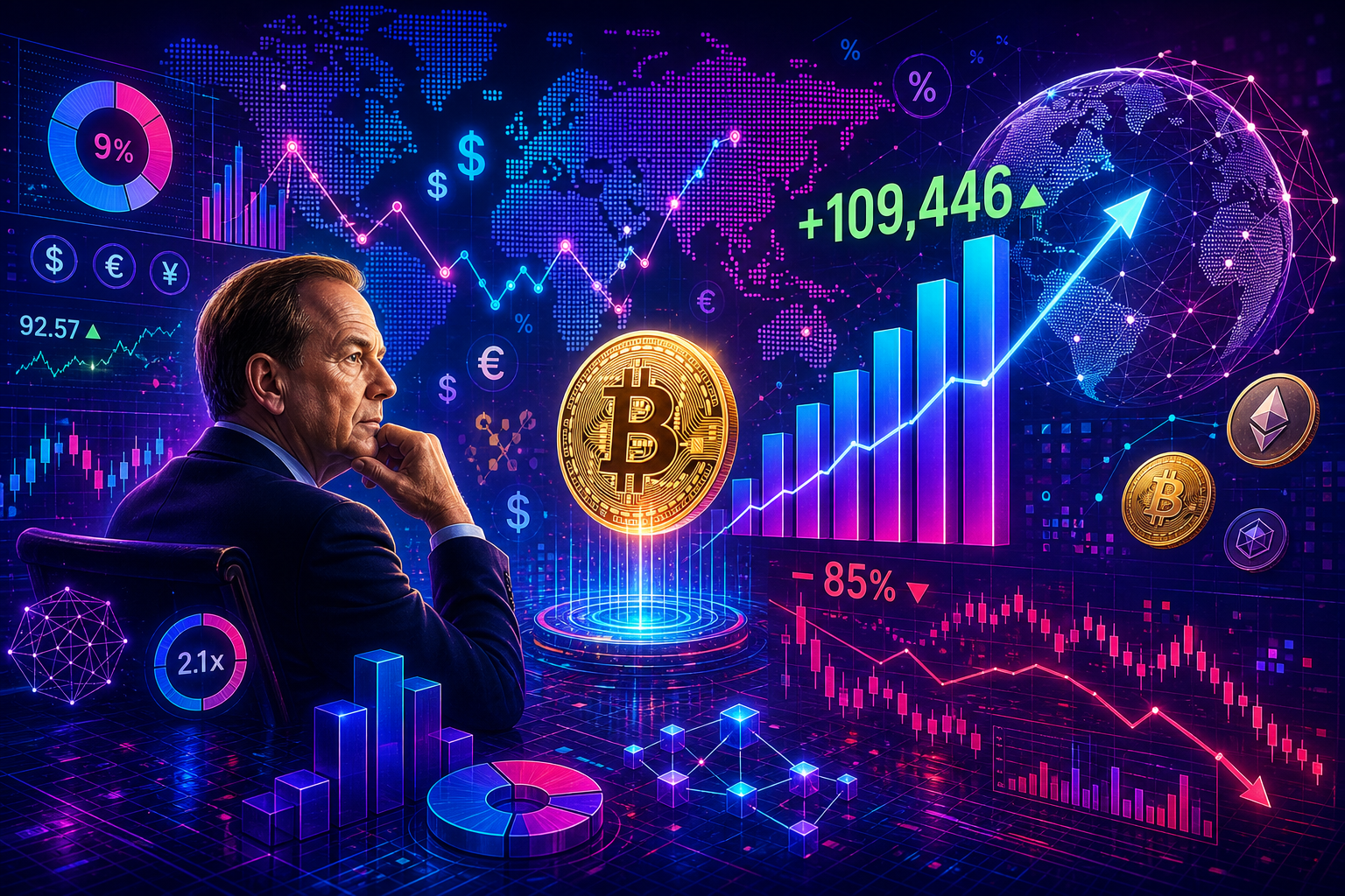Institutional investor Paul Tudor Jones adds 109,446 BlackRock Bitcoin ETF shares while cutting calls by 85%
