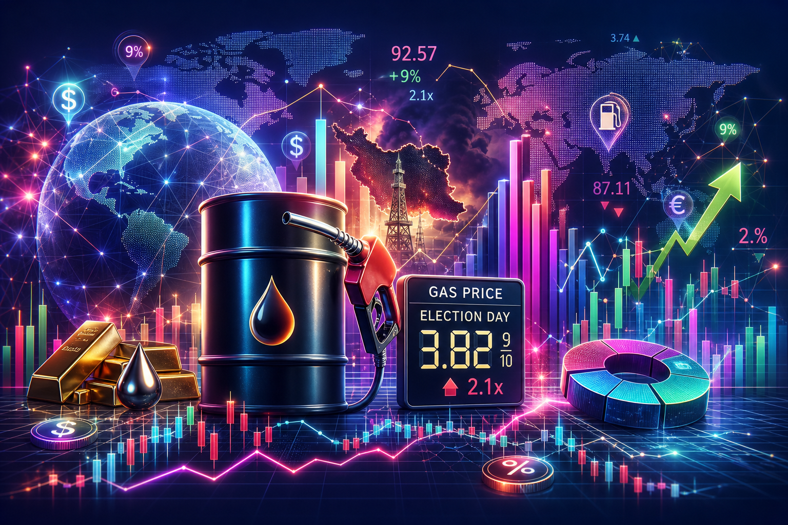 Little relief expected for gas prices ahead of Election Day, according to prediction markets