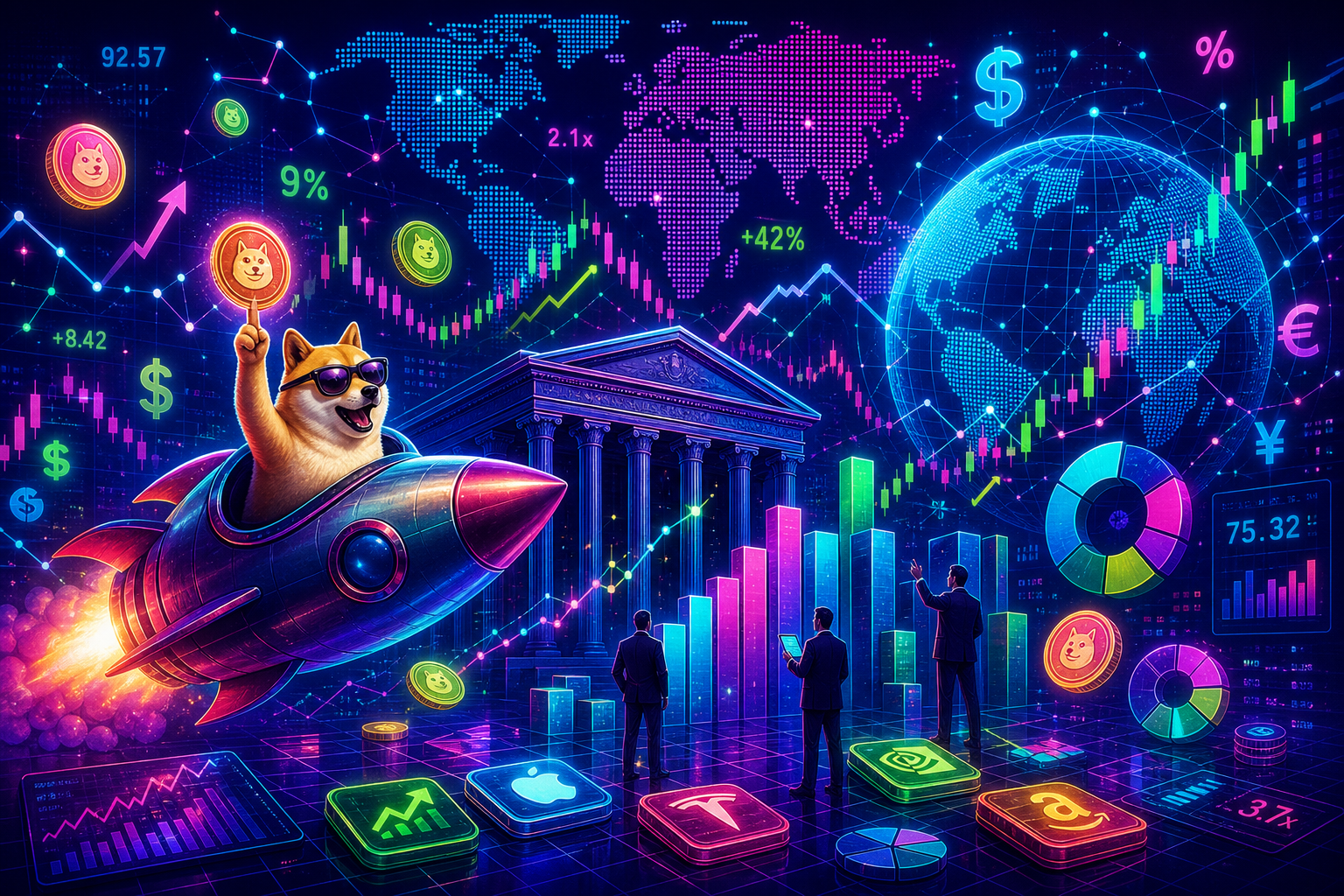Memecoin degens are providing the spark for Wall Street to turn stock tokens into real capital