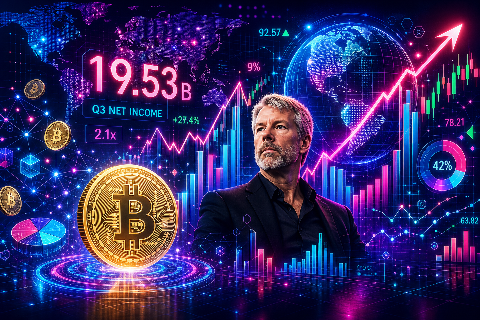Michael Saylor Sees Next Bitcoin Bull Market Beginning as Strategy Reports $19.5B in Q3 Net Income