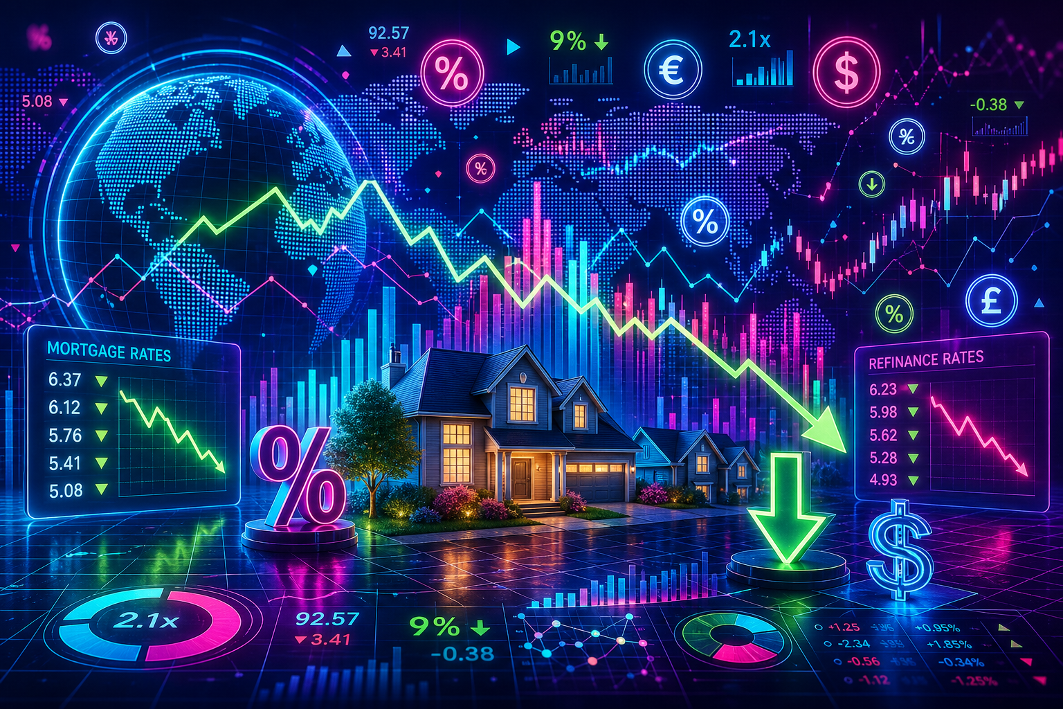 Mortgage and refinance interest rates today, Saturday, June 13, 2026: All rates moving lower