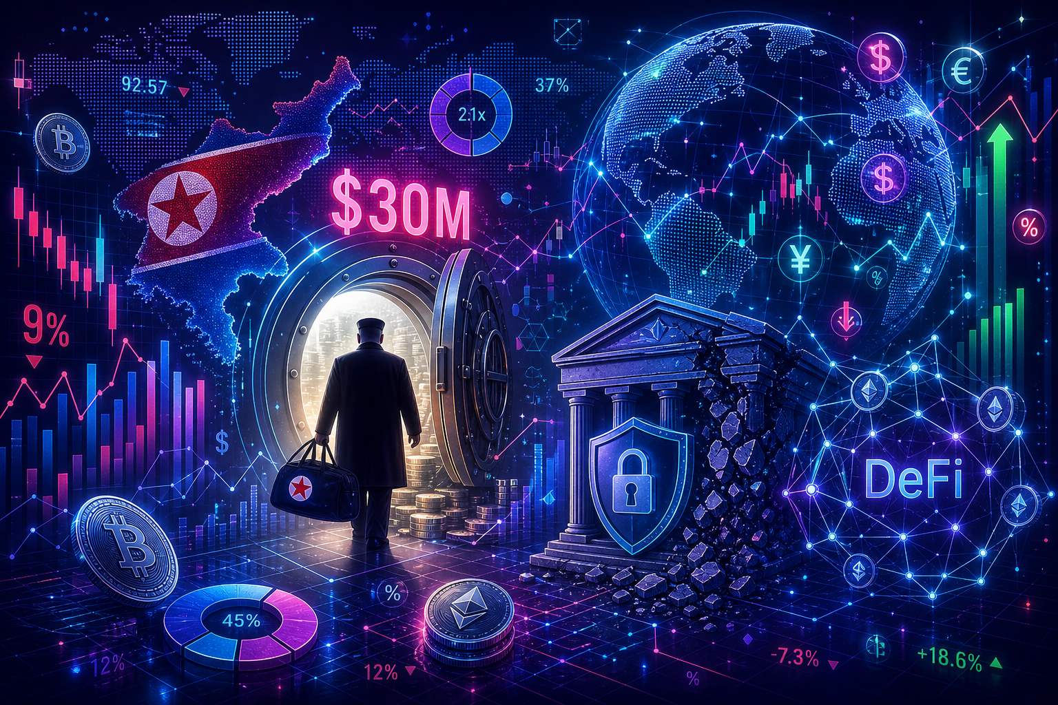 North Korea’s $30M crypto cashout just handed legacy finance its best weapon to kill DeFi’s US debut