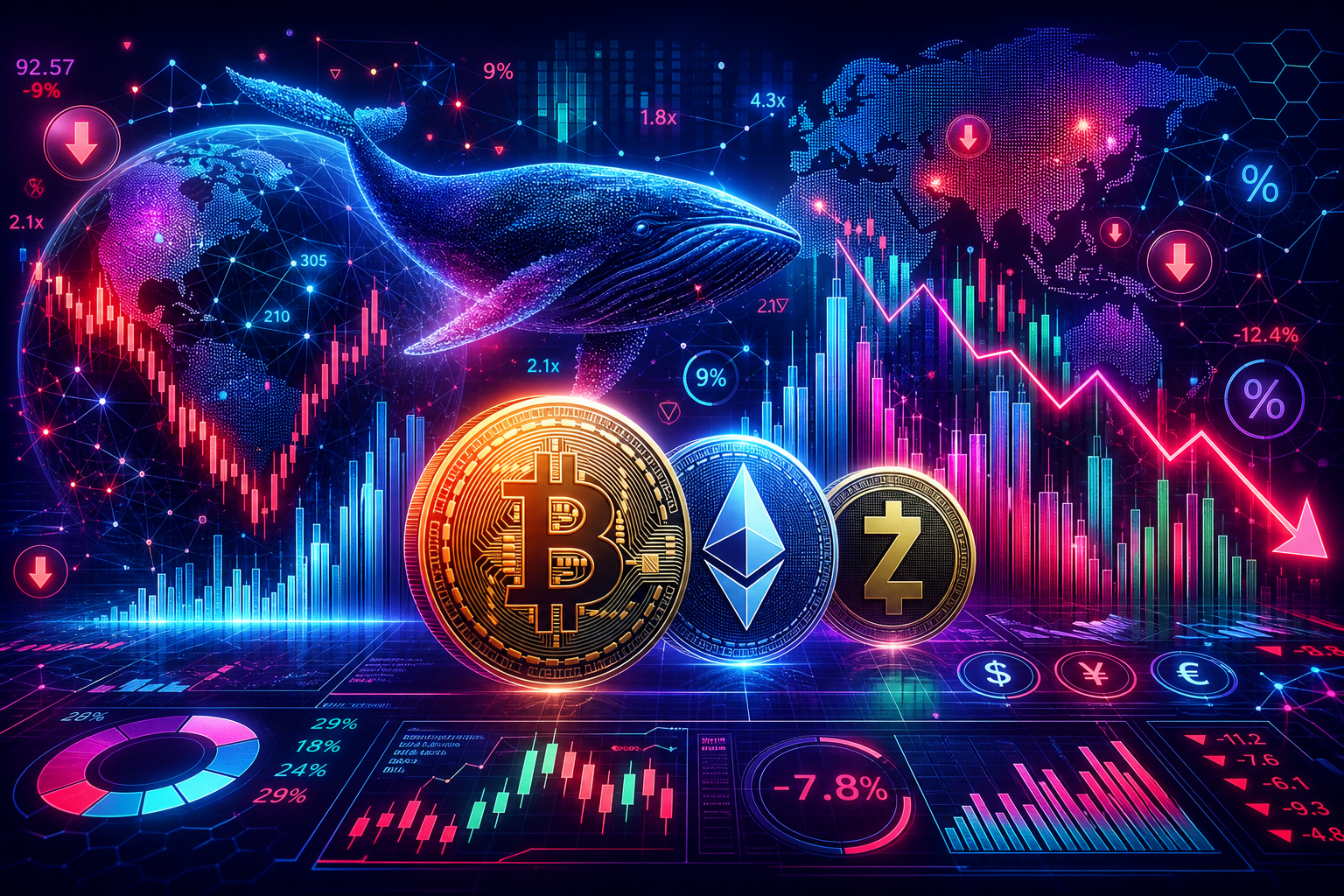 Preparing for a Post-CLARITY Crash? Whale Opens Massive BTC, ETH, and ZEC Shorts