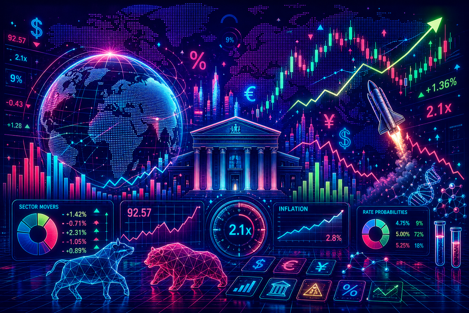 Stock Market Today: Dow Rises Before Fed Decision; SpaceX Turns Lower; Biotechs Gain (Live Coverage)