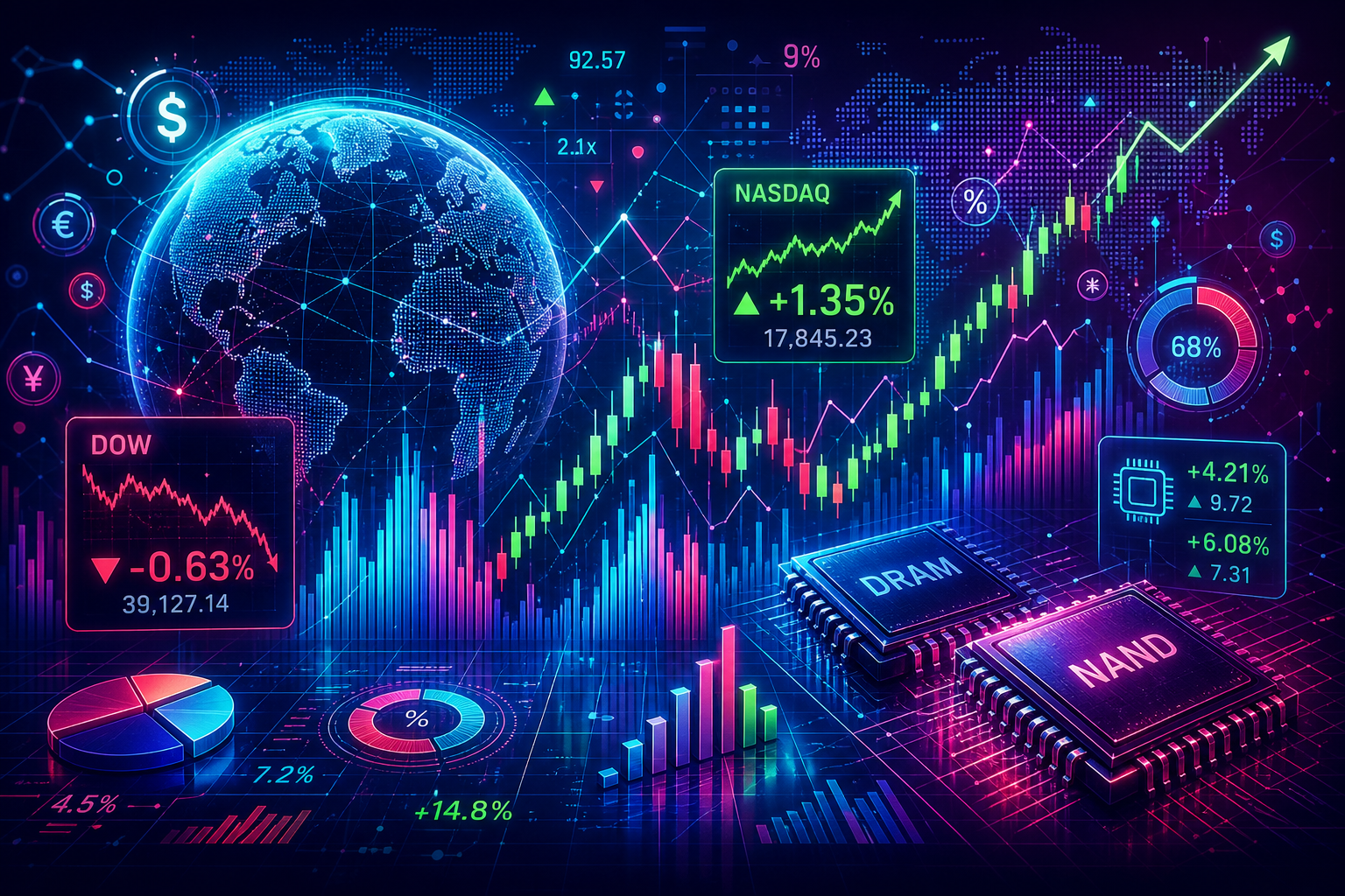 Stock Market Today: Dow Slips But Nasdaq Jumps; Micron, Sandisk Bounce As Chip Players Shine (Live Coverage)