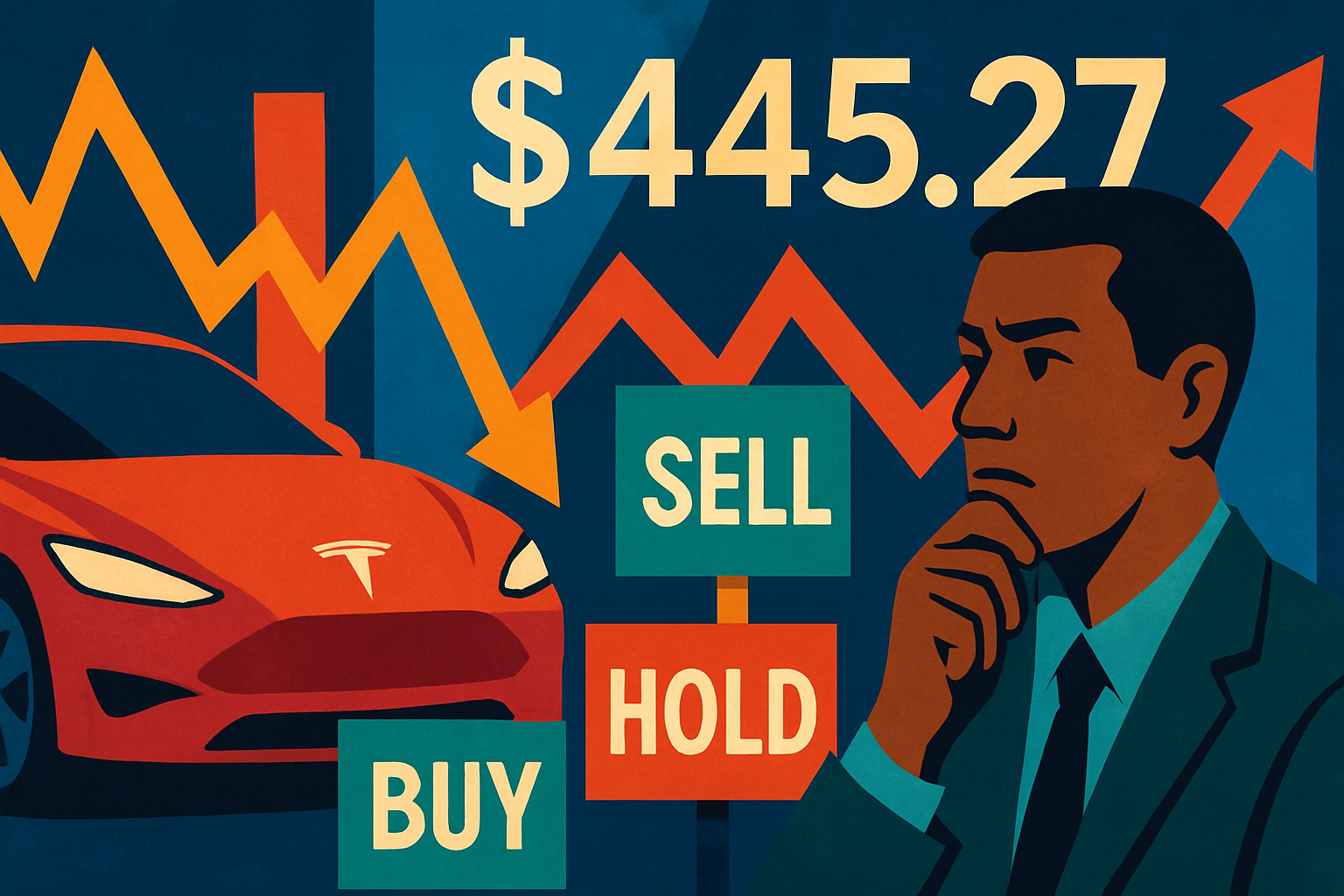 Tesla at $445: Buy, Sell or Hold?