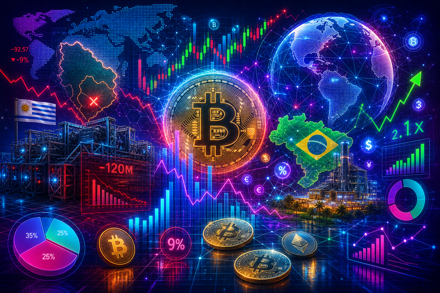 Tether’s $120 million Uruguay mining failure now shadows its next Bitcoin bet in Brazil