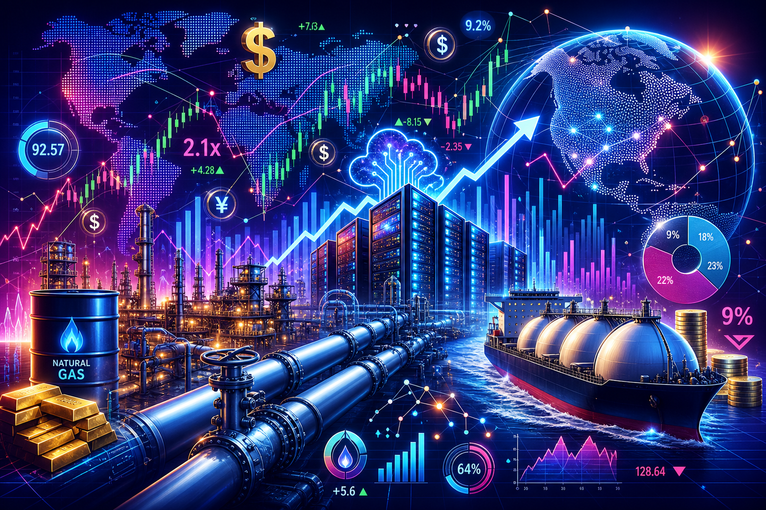 The U.S. is about to churn out much more natural gas to power AI and to export—and it’s triggering a wave of multibillion-dollar acquisitions