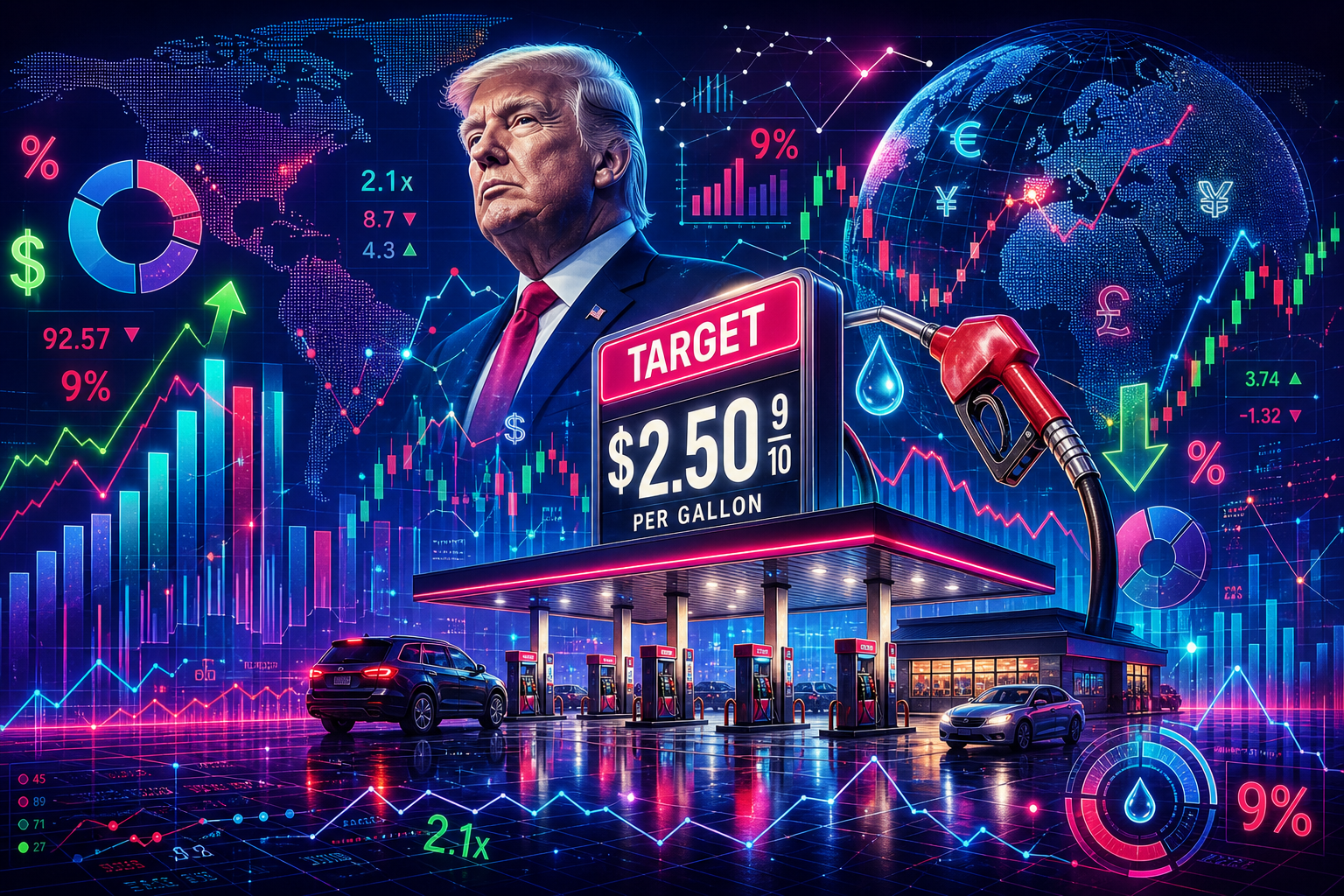 Trump takes his inflation battle to gas retailers after his plot against the Fed runs aground—sets target for $2.50 a gallon