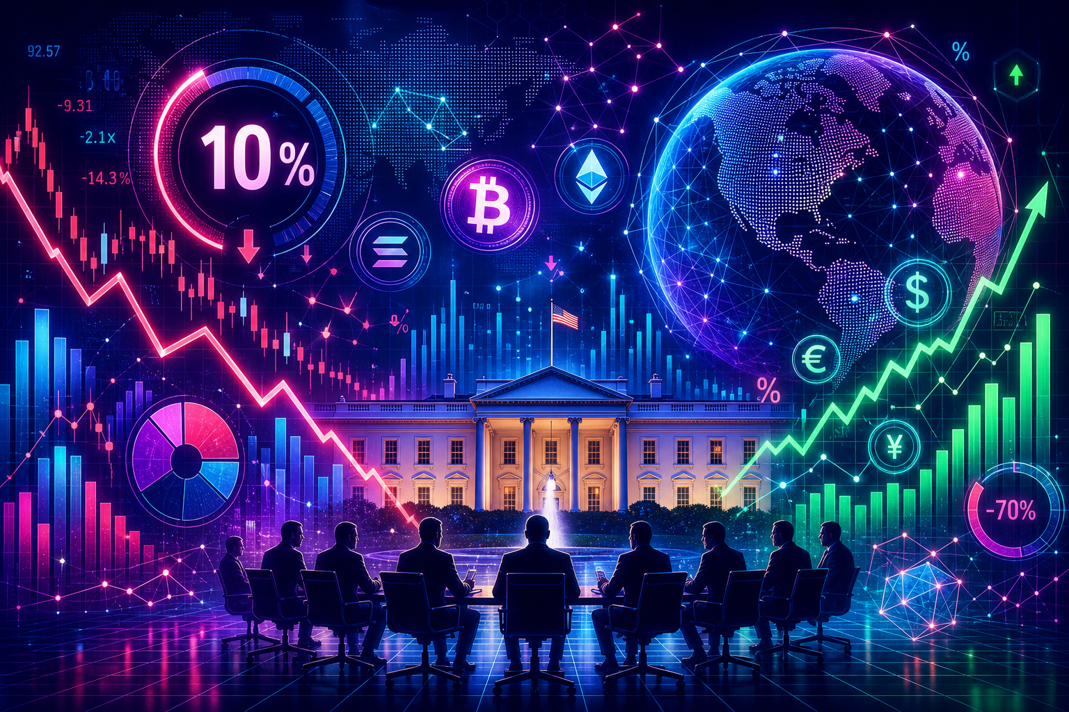 Trump to meet Coinbase, Ripple and crypto leaders as CLARITY Act odds collapse to 10%
