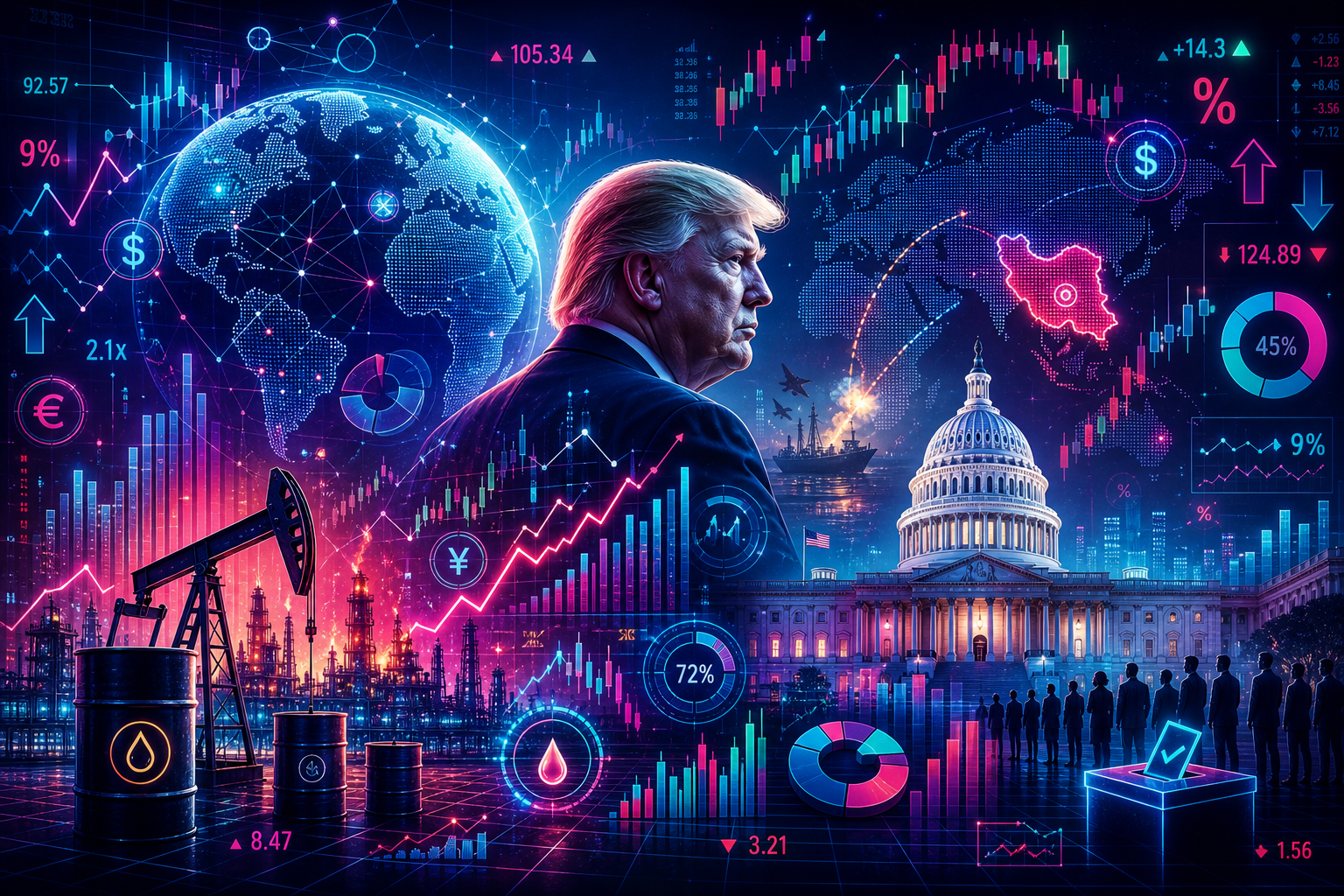Trump's Dilemma: The High Stakes of Iran, Oil Prices, and Midterms