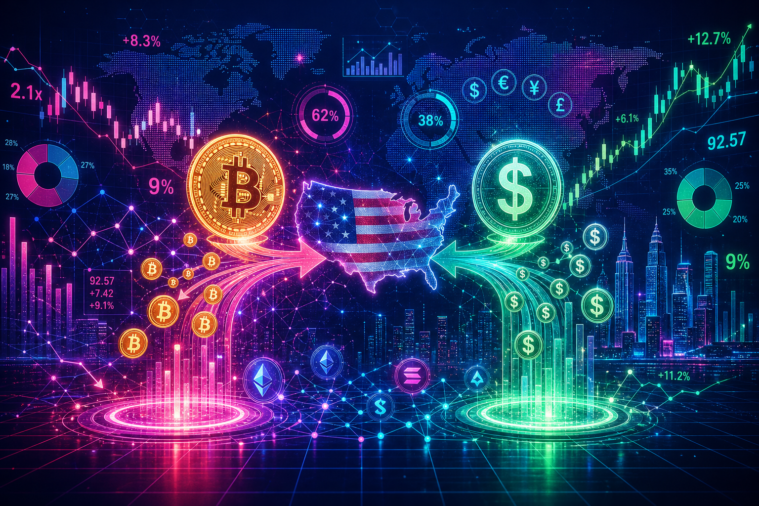 US Is Importing Bitcoin and Exporting Digital Dollars: What Does it Mean?