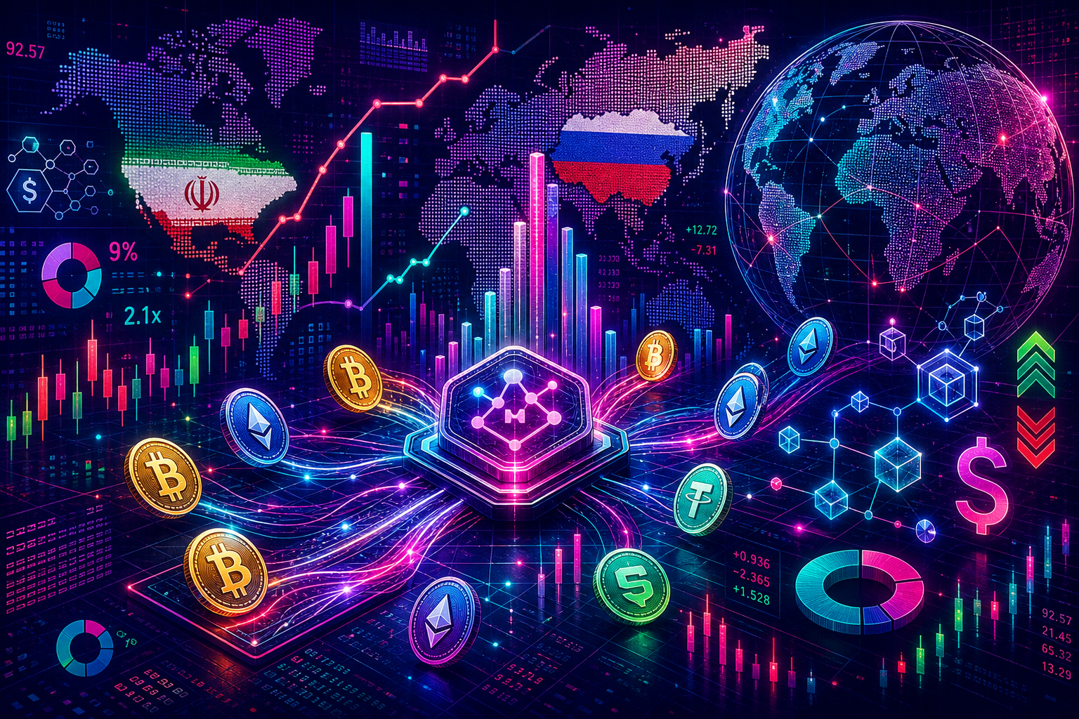 US sanctions exposed a $6.3 billion crypto pipeline linking Iran and Russia