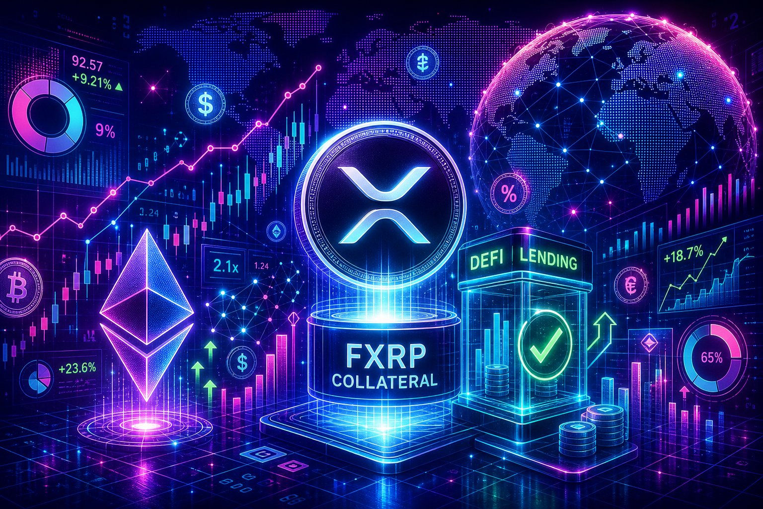 XRP Enters DeFi Lending Arena: FXRP Collateral Now on Ethereum