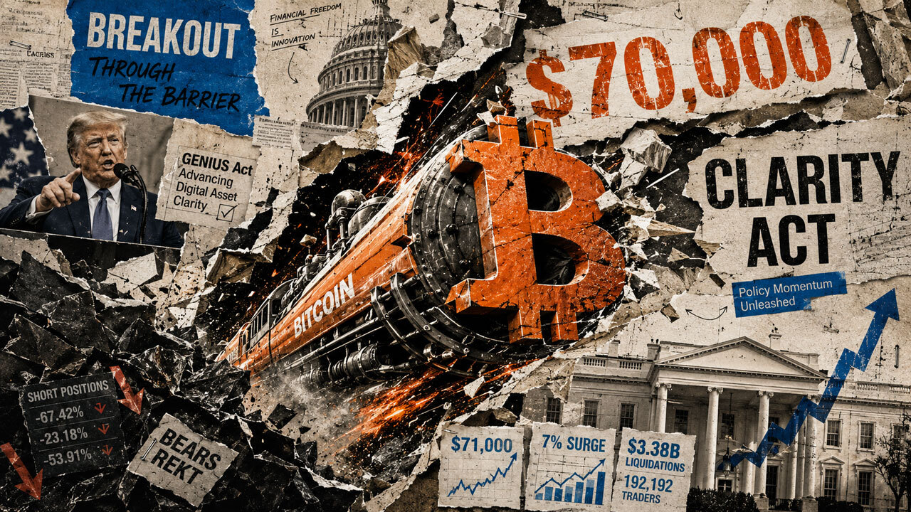 Bitcoin blasts past $72,000 as Trump, Treasury buybacks wipe out $3.1B in shorts