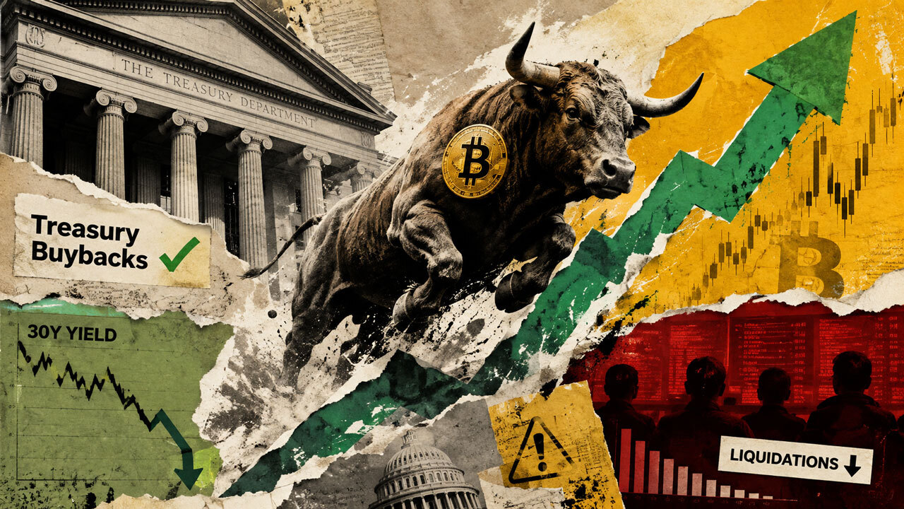 Bitcoin price hits $69,500 because US just doubled Treasury buybacks to crush long-term yields
