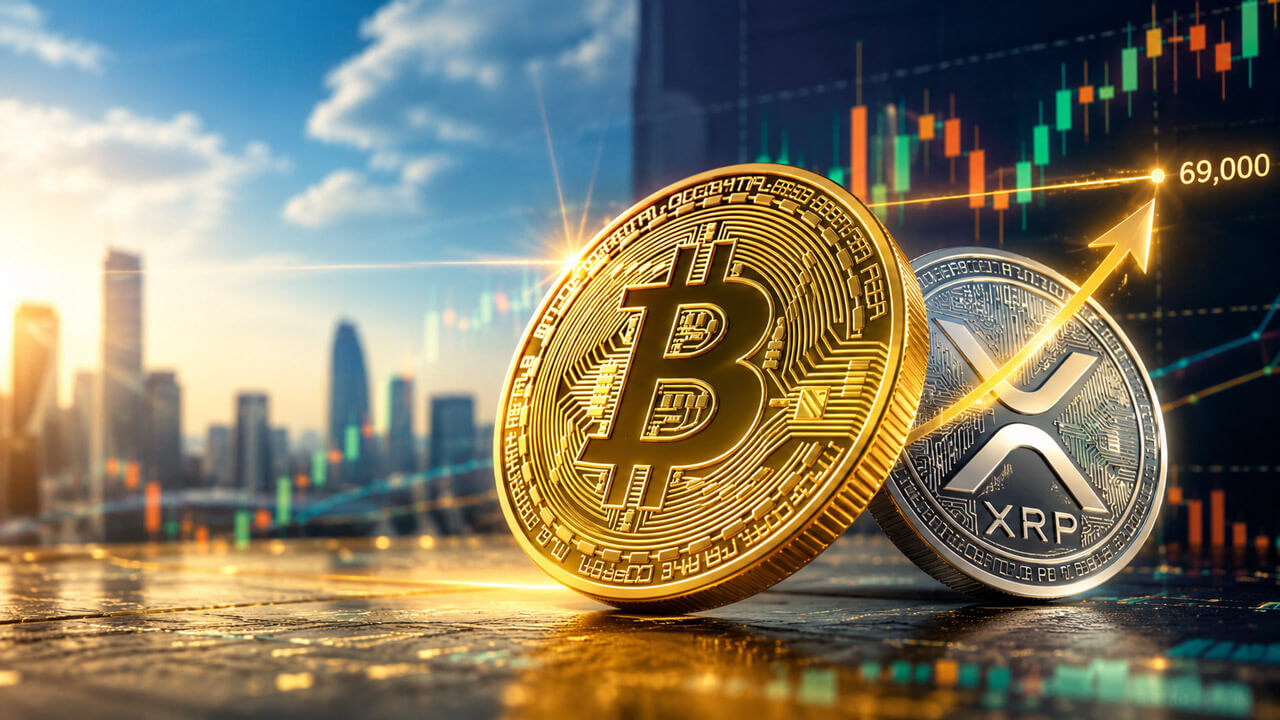 Bitcoin reclaiming its $69,000 holder cost basis could open XRP’s path to $1.26