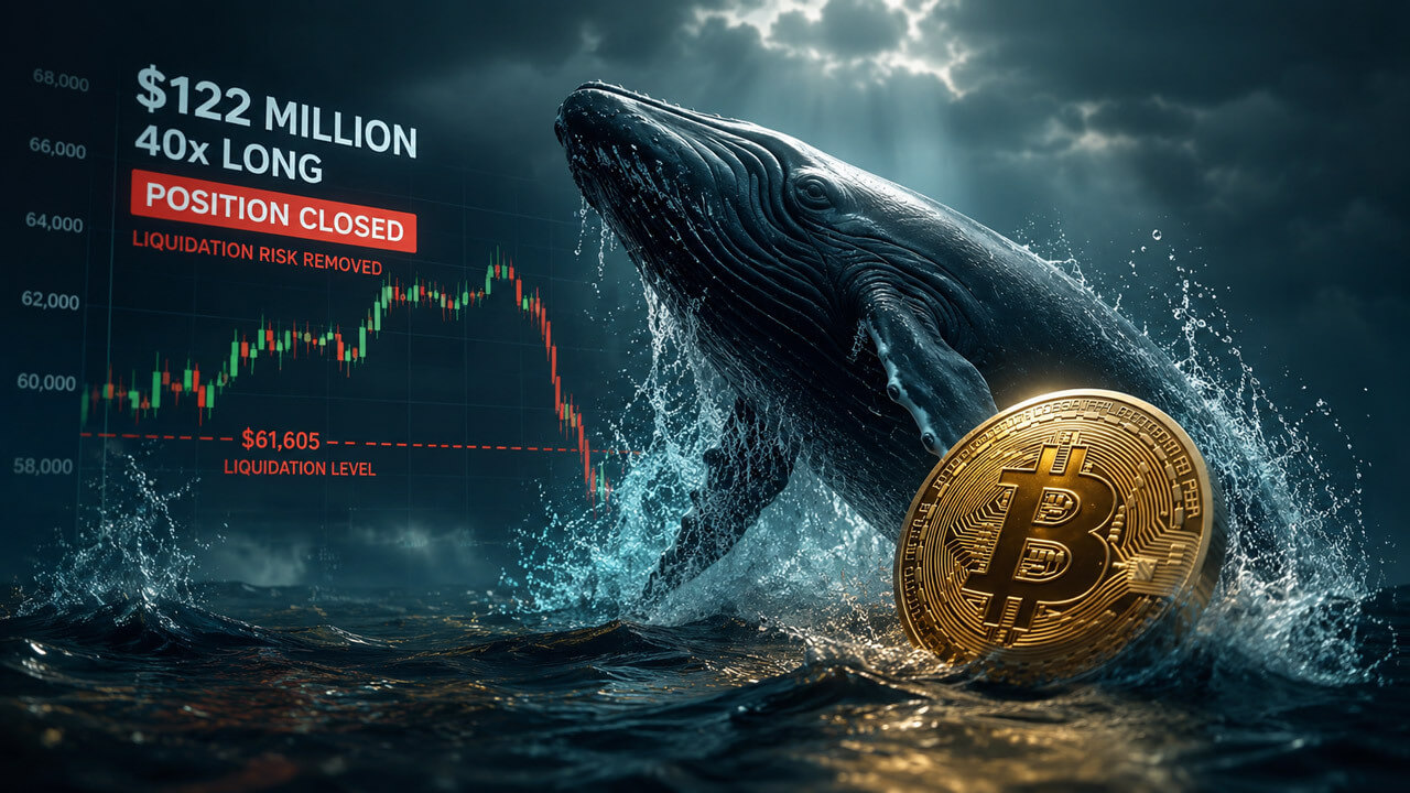 Bitcoin whale dumps $122 million 40x long right before liquidation can strike