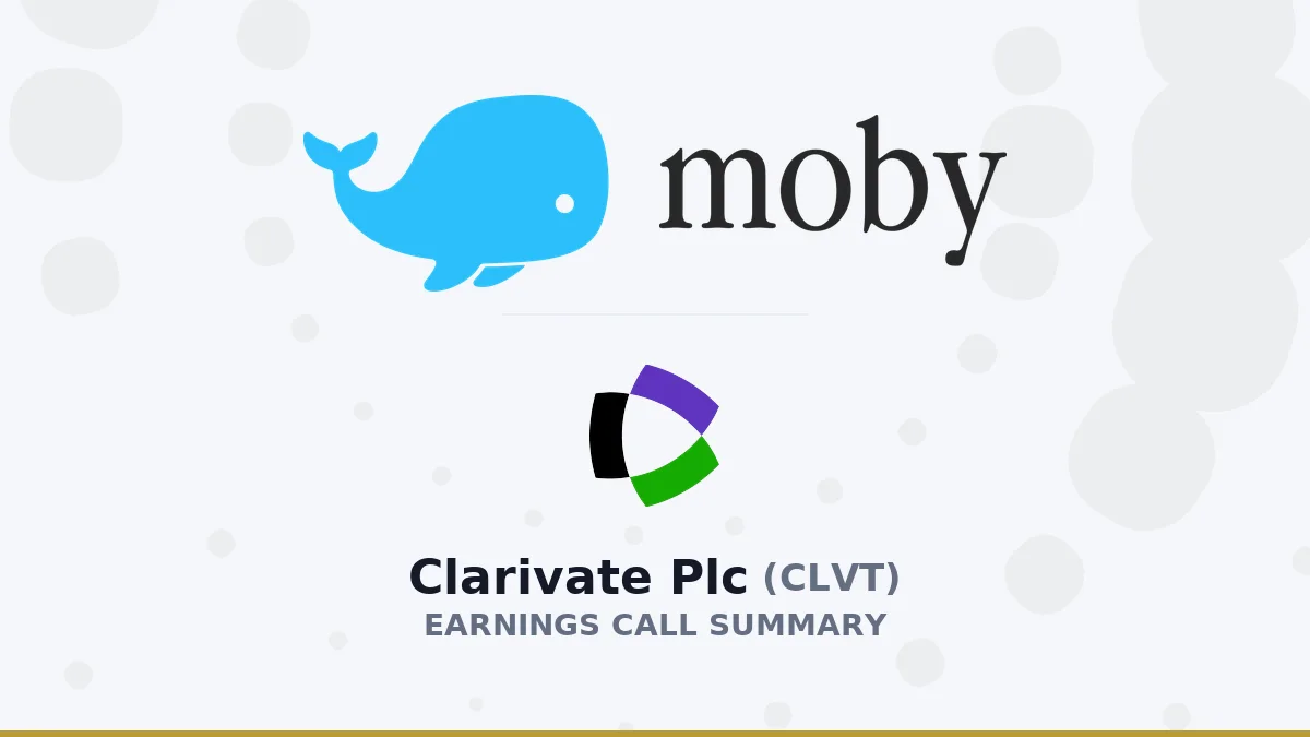 Clarivate Plc Q2 2026 Earnings Call Summary