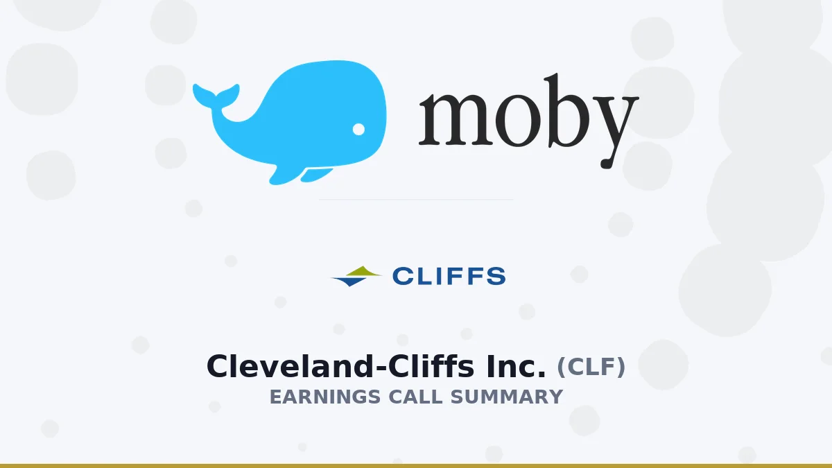 Cleveland-Cliffs Inc. Q2 2026 Earnings Call Summary
