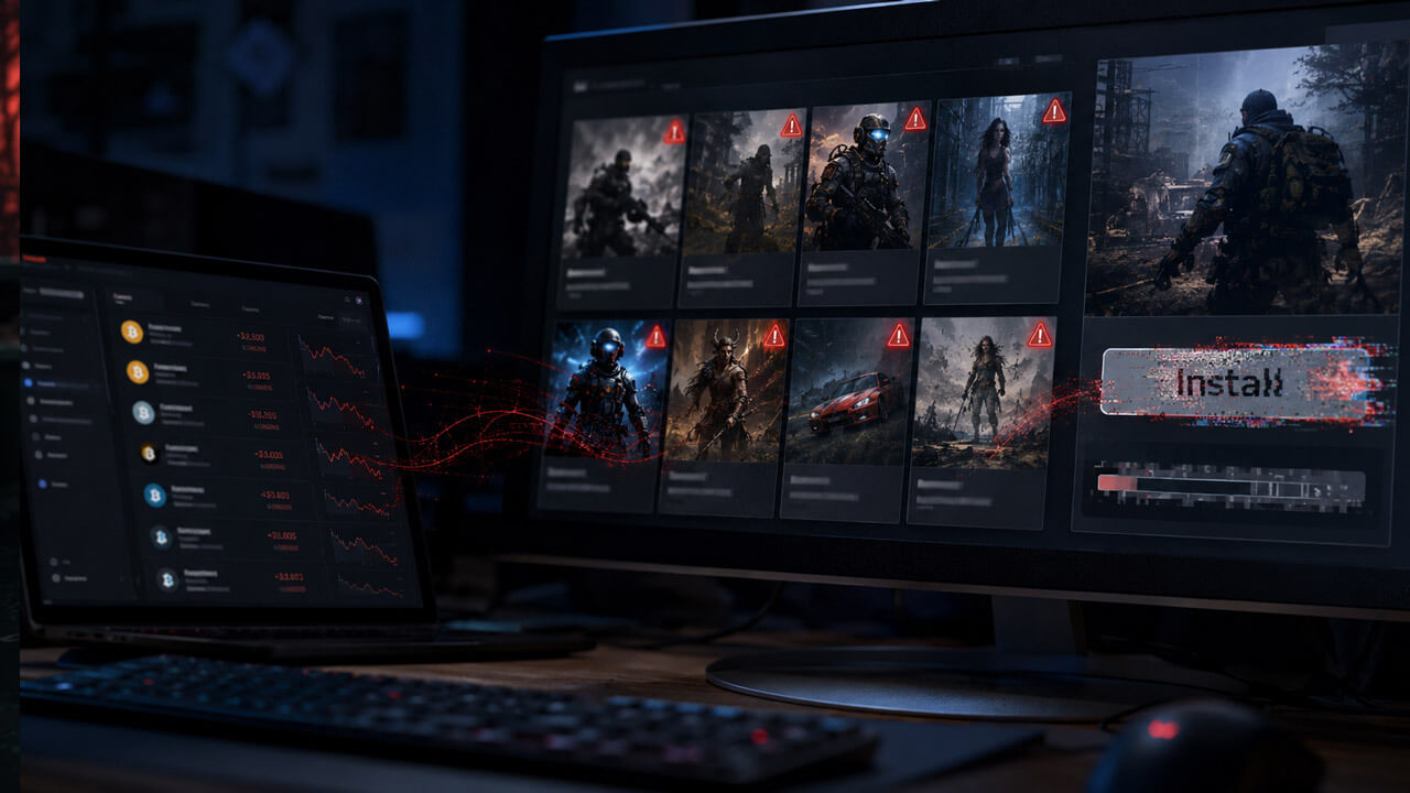 Crypto malware in 8 Steam games steals tokens after leaving trail to Uber Eats deliveries