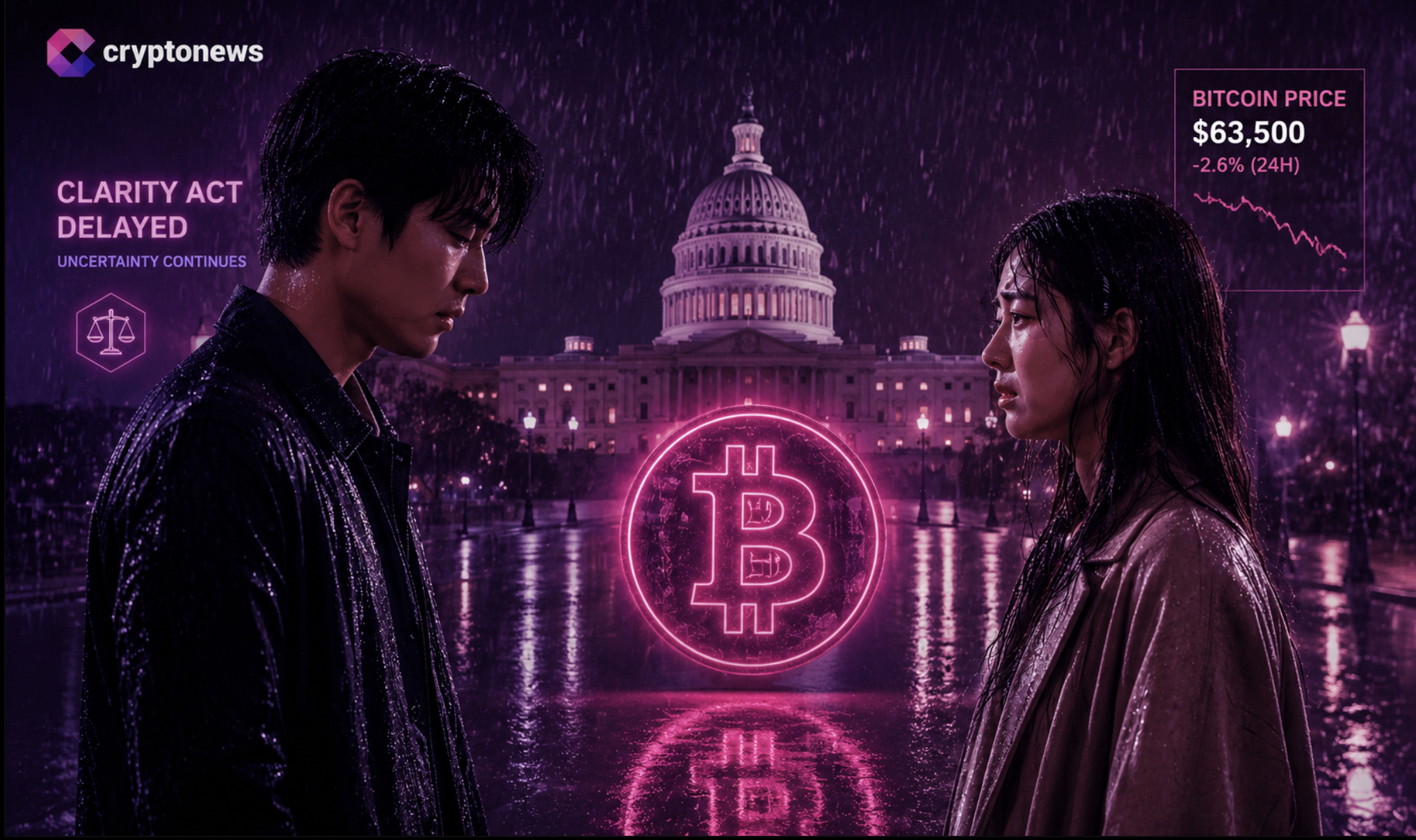 Crypto News, July 28: CLARITY Act Shelved, Bitcoin Drops in Asian Market Rout