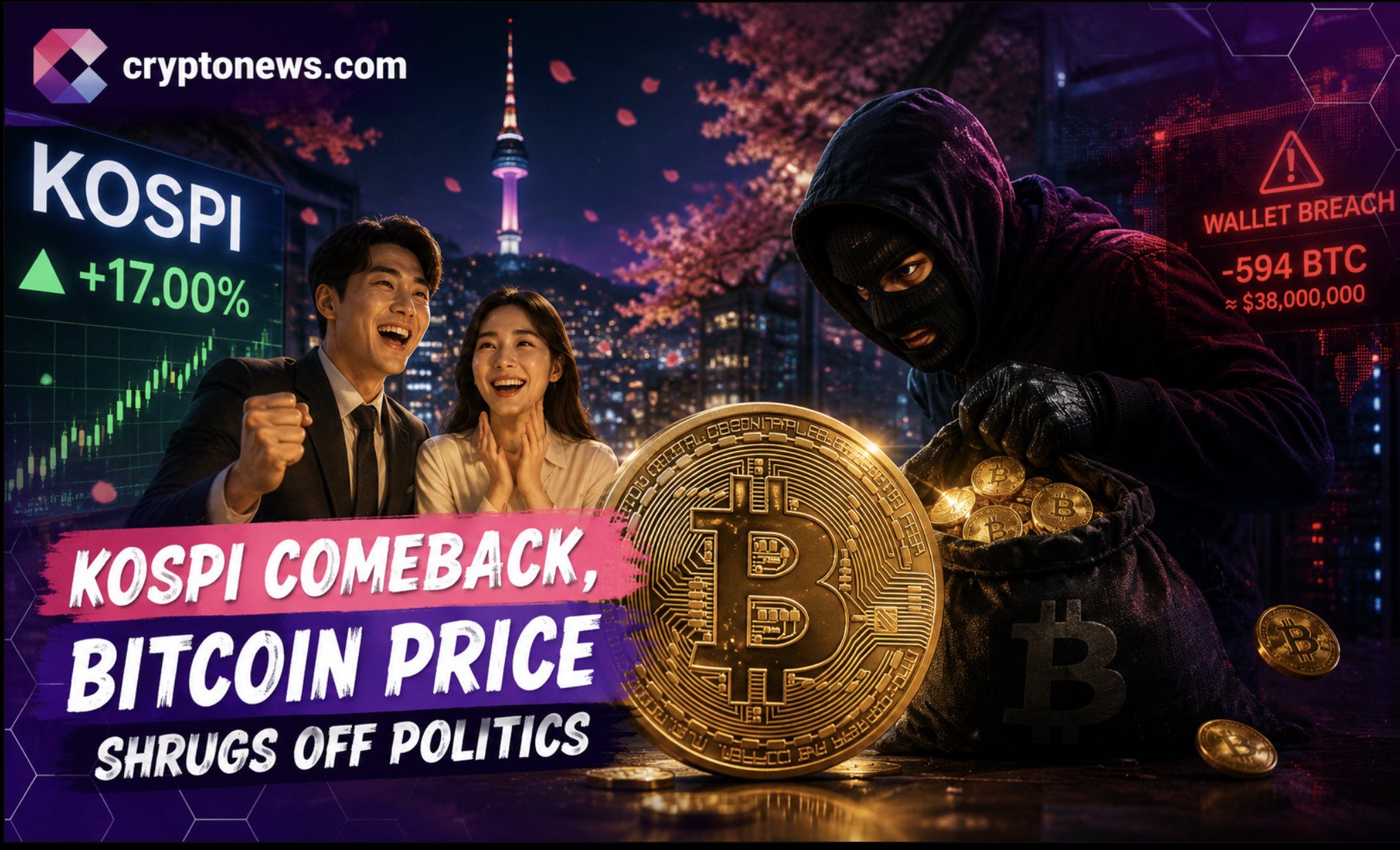 Crypto News, July 31: July Round Up, Kospi Coming Back, Bitcoin Price Ignores Political Noise as Market Splits