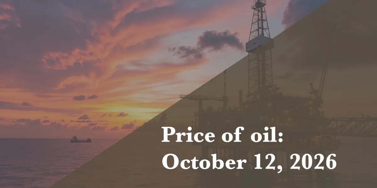 Current price of oil as of October 12, 2026