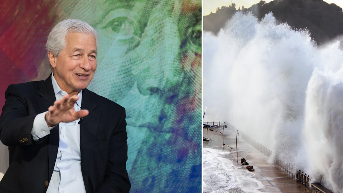 Dimon says bull market is like a 'little tsunami' that even he finds surprising, but he says 'it will stop.' Here's why
