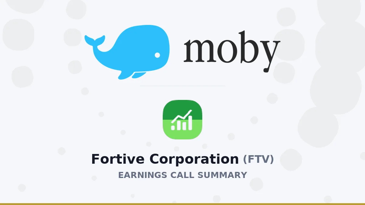 Fortive Corporation Q2 2026 Earnings Call Summary