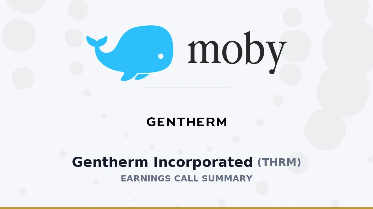 Gentherm Incorporated Q2 2026 Earnings Call Summary